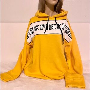 Yellow VS PINK Hoodie medium
